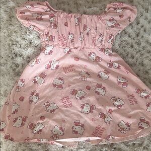 Hello Kitty Pink Smocked Top